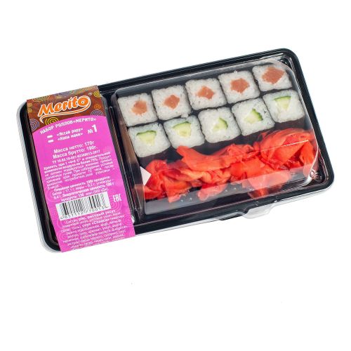 

Роллы Мерито Ясай рору Каппа Маки микс 170 г
