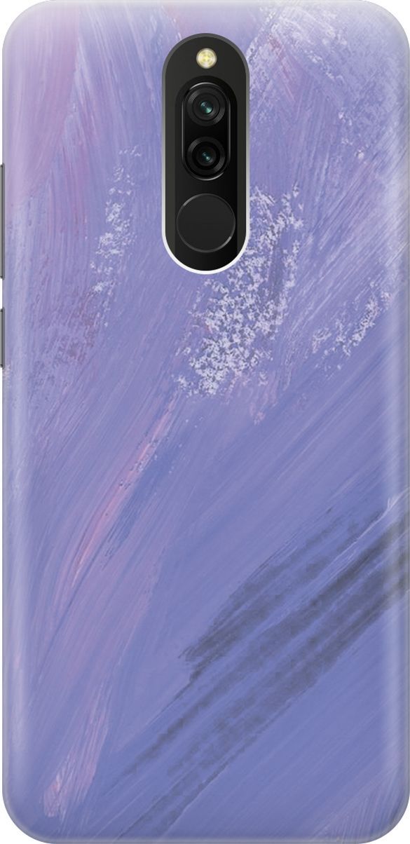 

Силиконовый чехол на Xiaomi Redmi 8 "Сиреневые мазки", Серый;фиолетовый, 7958