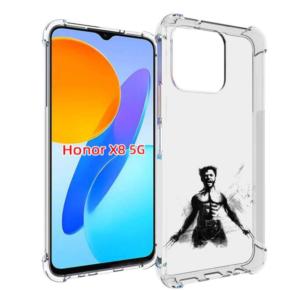 

Чехол MyPads росомаха для Honor X8 5G, Прозрачный, Tocco