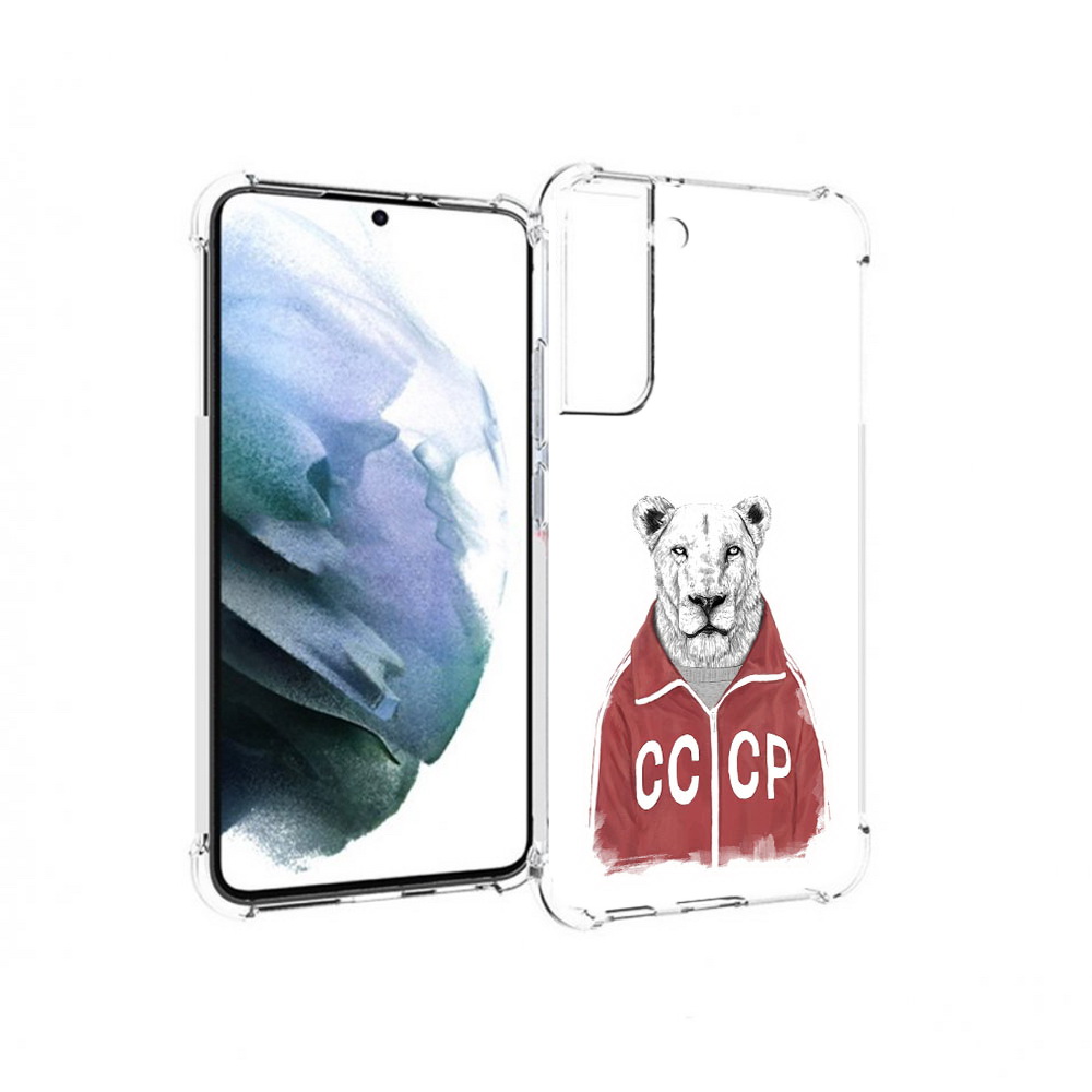 

Чехол MyPads Tocco для Samsung Galaxy S22 Plus львица ссср (PT226933.535.450), Прозрачный, Tocco