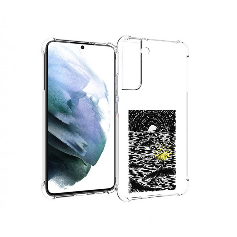 

Чехол MyPads Tocco для Samsung Galaxy S22 Plus маяк в черно белом море (PT226933.535.460), Прозрачный, Tocco