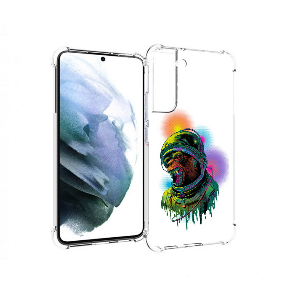 

Чехол MyPads Tocco для Samsung Galaxy S22 Plus медведь космонавт (PT226933.535.466), Прозрачный, Tocco