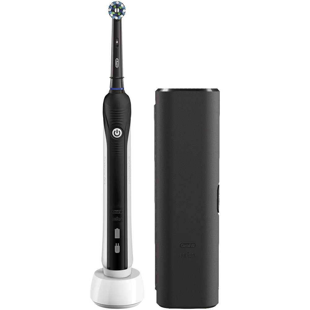 

Электрическая зубная щетка Oral-B Pro 1 750 CrossAction BLACK EDITION черный, Pro 1 750 CrossAction BLACK EDITION