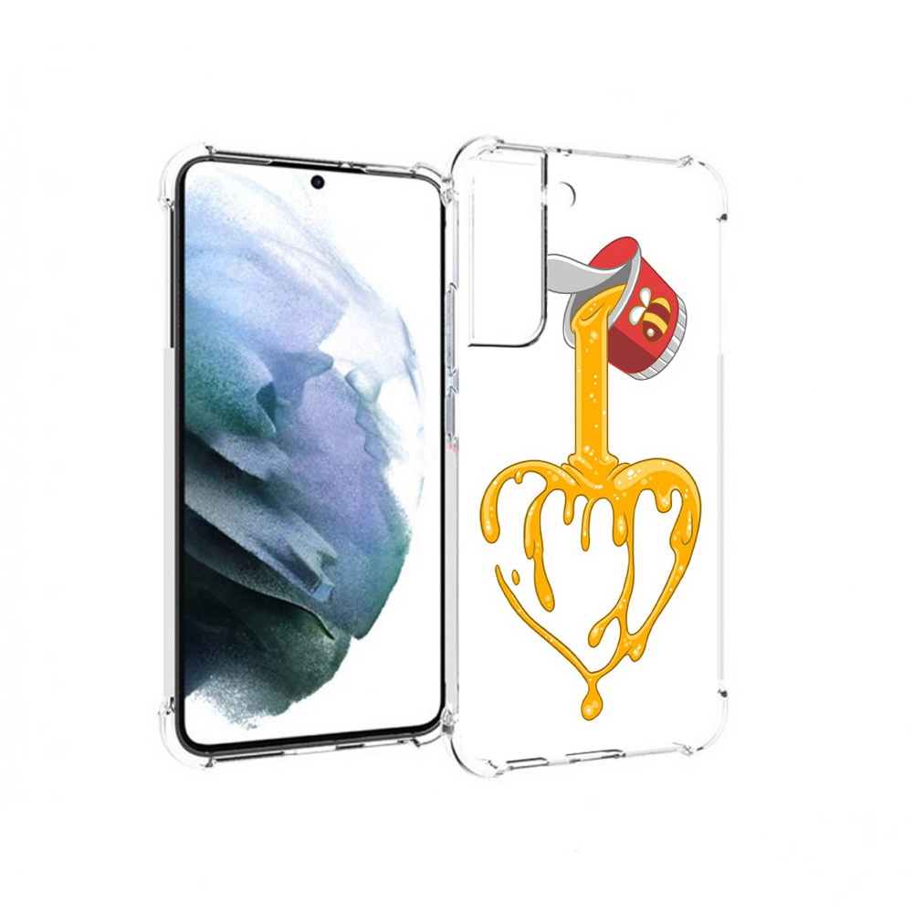 

Чехол MyPads Tocco для Samsung Galaxy S22 Plus медовое сердце (PT226933.535.471), Прозрачный, Tocco