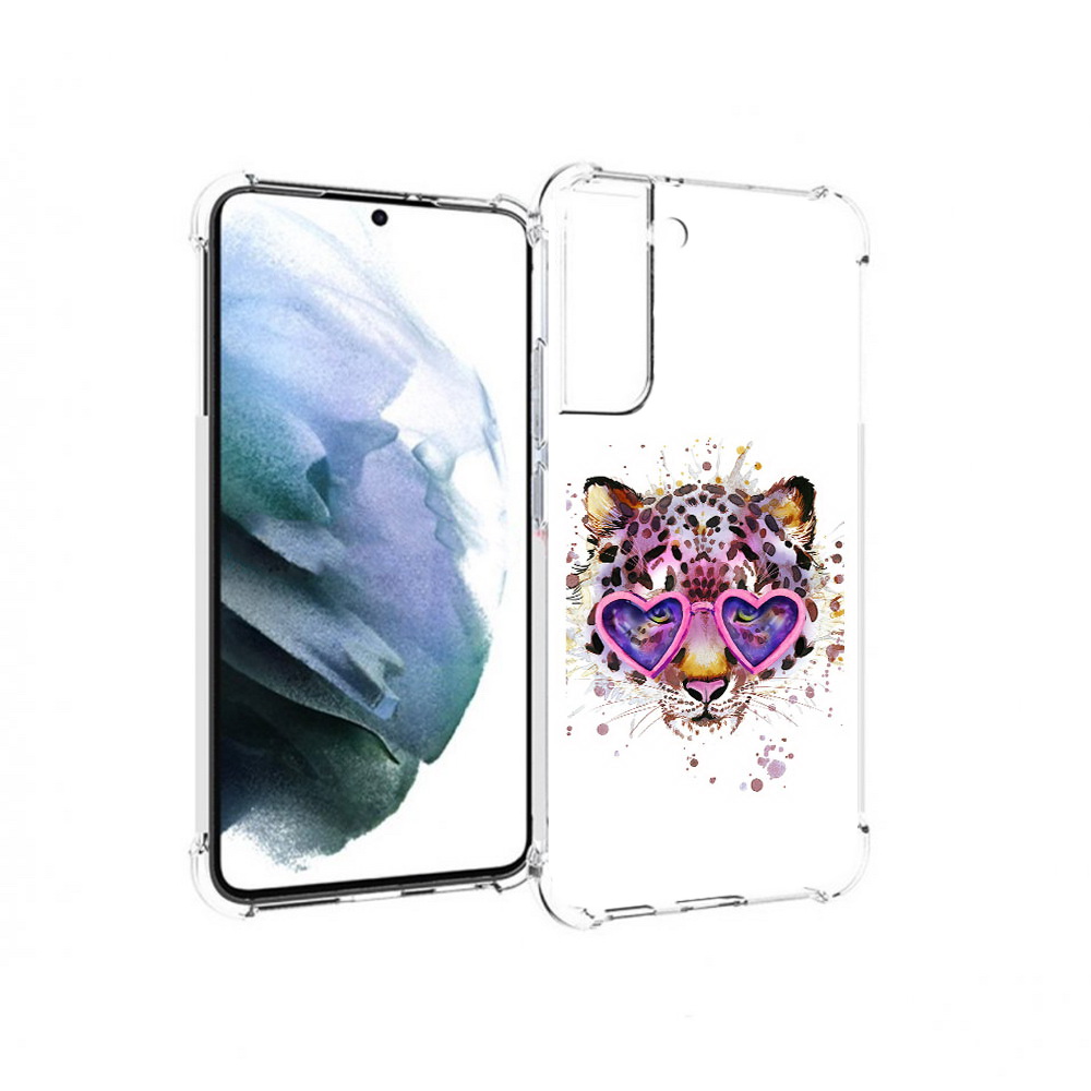 

Чехол MyPads Tocco для Samsung Galaxy S22 Plus модный леопард (PT226933.535.480), Прозрачный, Tocco