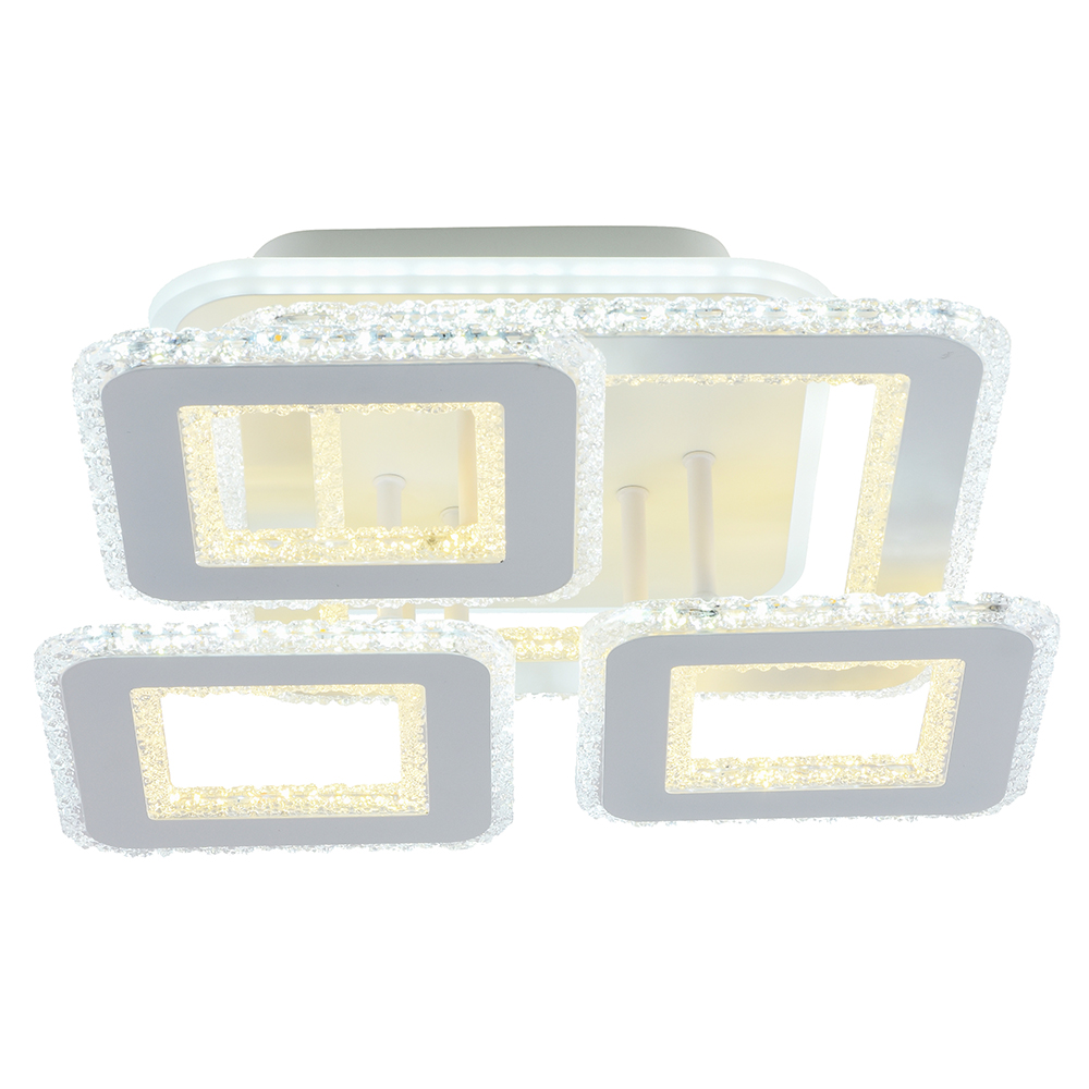 

Светодиодная люстра 8041/4 WHT A 124W+86W BL+YL, 8041/4 A