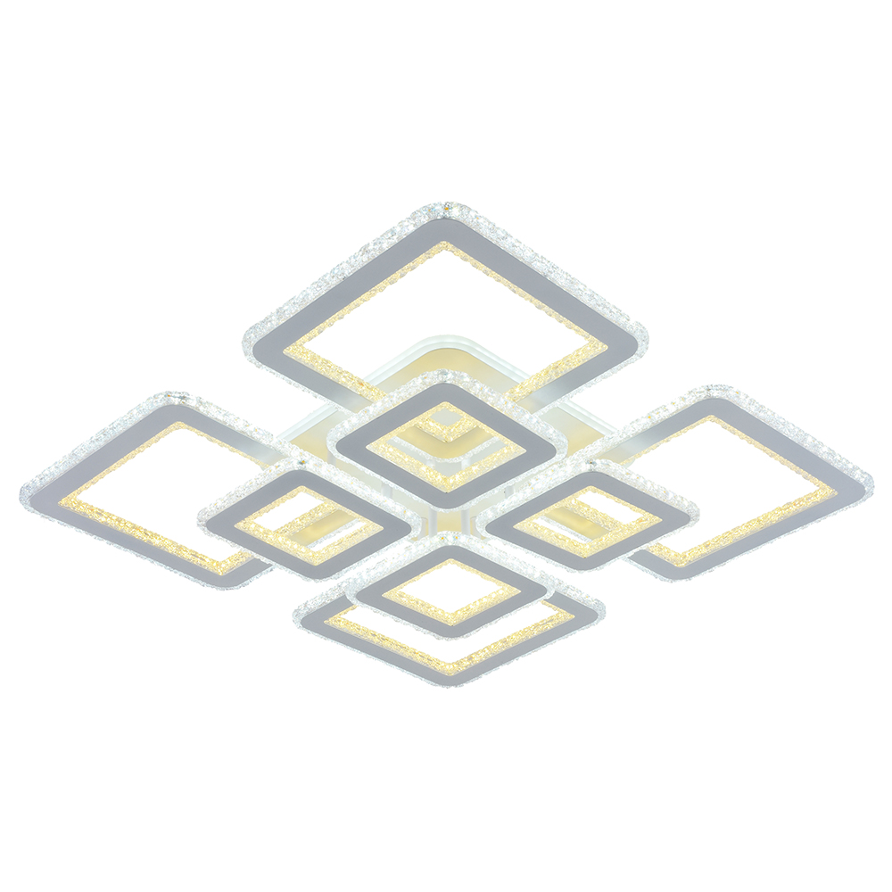 

Светодиодная люстра 8041/4+4 WHT B 216W+200W BL+YL, 8041/4+4 B