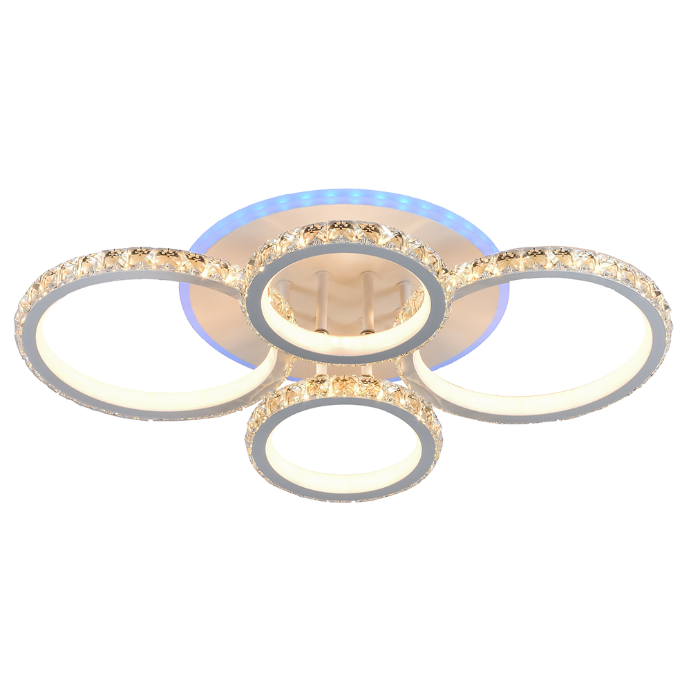 

Светодиодная люстра 8052/2+2 WHT 176W+8W RGB, 8052/2+2