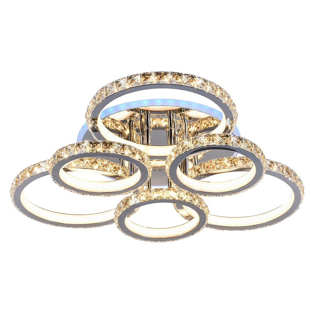 

Светодиодная люстра 8052/3+3 CHR 228W+8W RGB, 8052/3+3