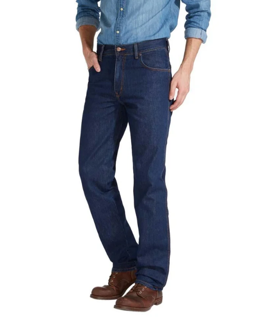 

Джинсы мужские Wrangler Texas 112126032 синие 32/32, Синий, Texas