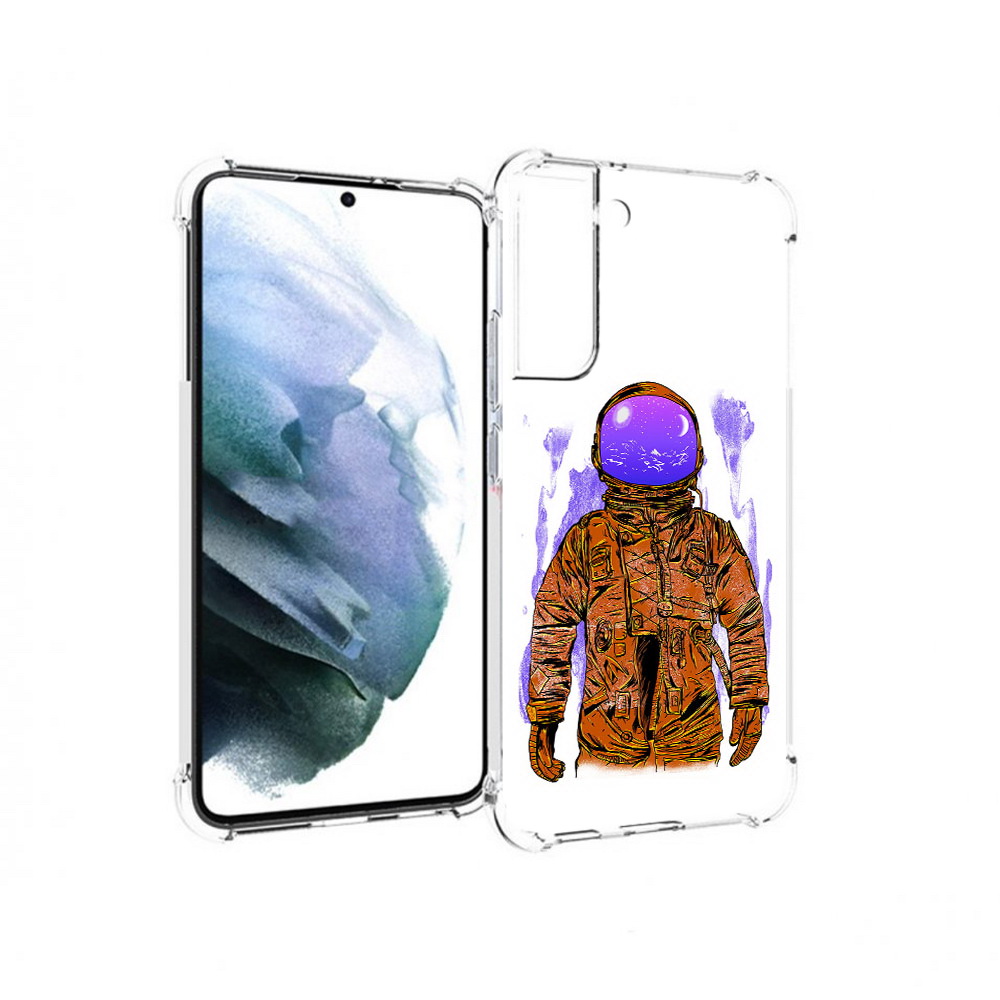 

Чехол MyPads Tocco для Samsung Galaxy S22 Plus нарисованный мужчина в скафандре, Прозрачный, Tocco