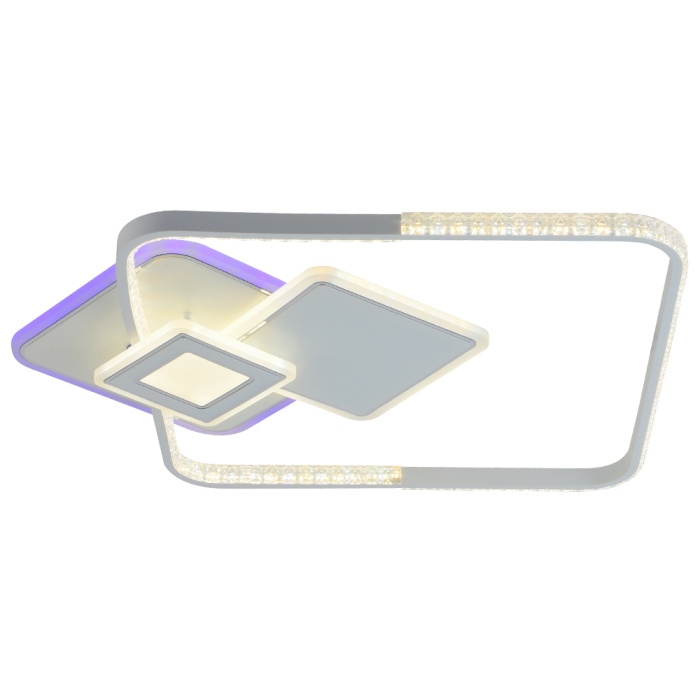 

Светодиодная люстра 8294 WHT+BLK 110W+8W RGB, 8294