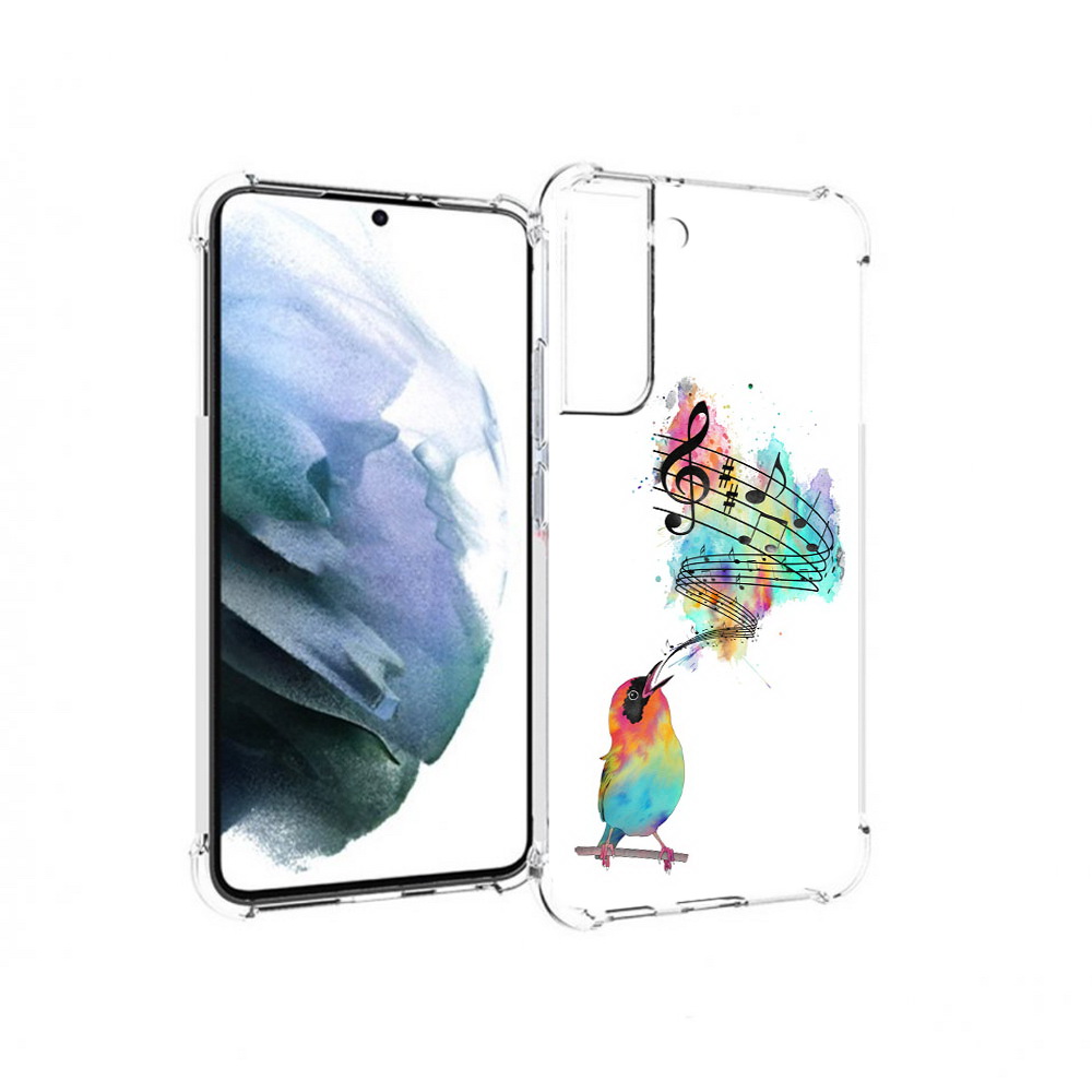 

Чехол MyPads Tocco для Samsung Galaxy S22 Plus певчая птичка (PT226933.535.536), Прозрачный, Tocco