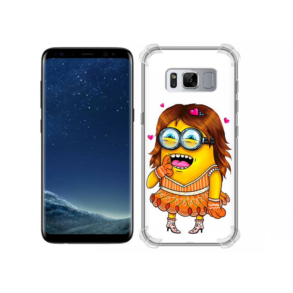 

Чехол MyPads Tocco для Samsung Galaxy S8 Миньон девочка (PT62300.601.116), Прозрачный, Tocco