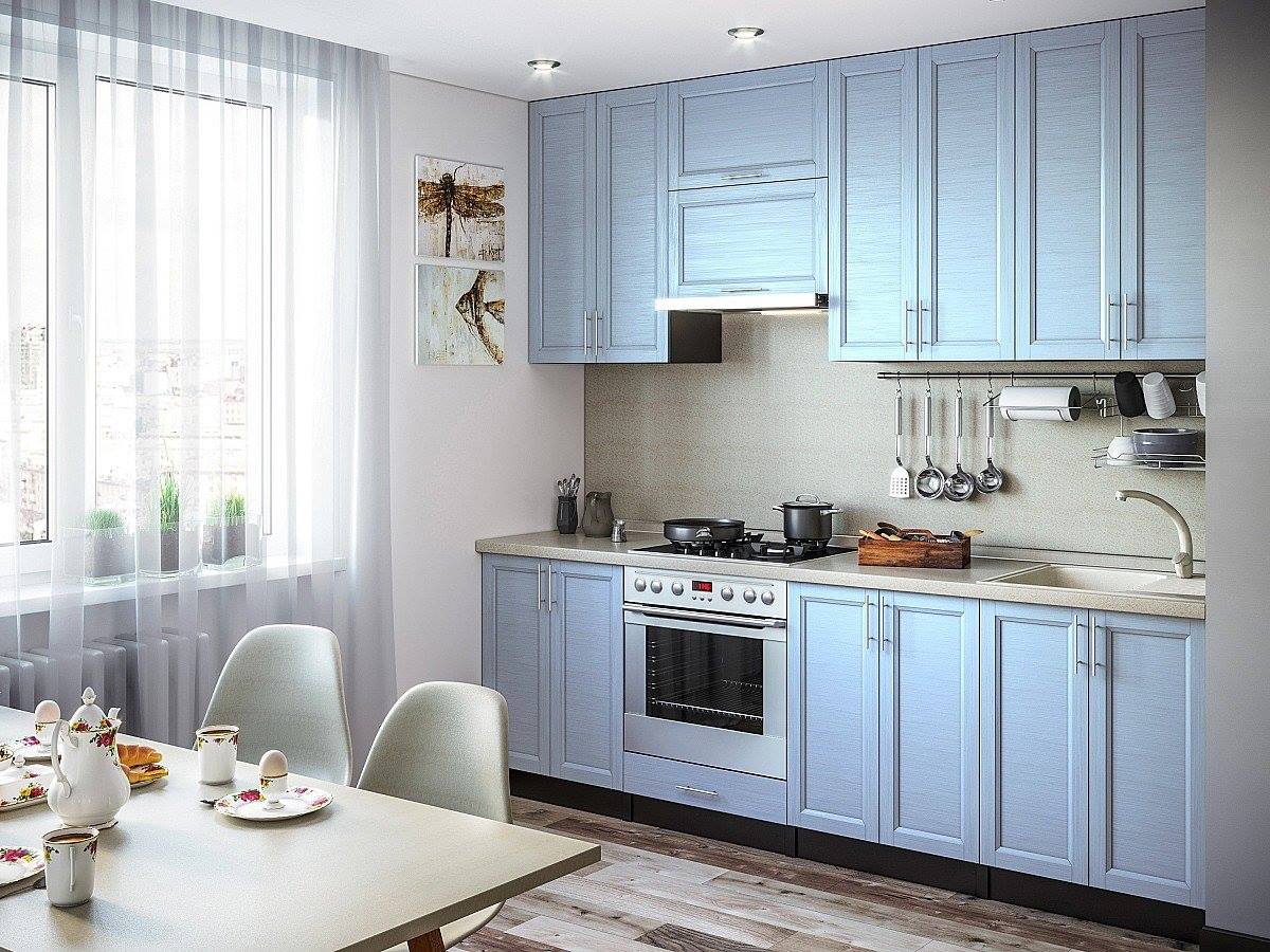 

Vivat Кухня Сканди-03 Sky Wood/Венге 2340*2600*600