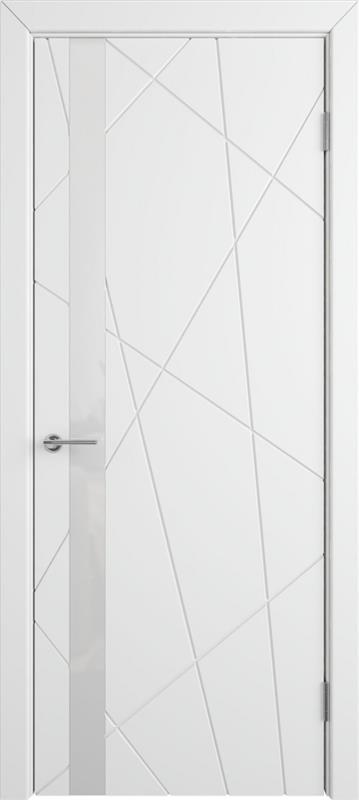 

ВФД дверь Flitta Polar стекло White Gloss 600*2000