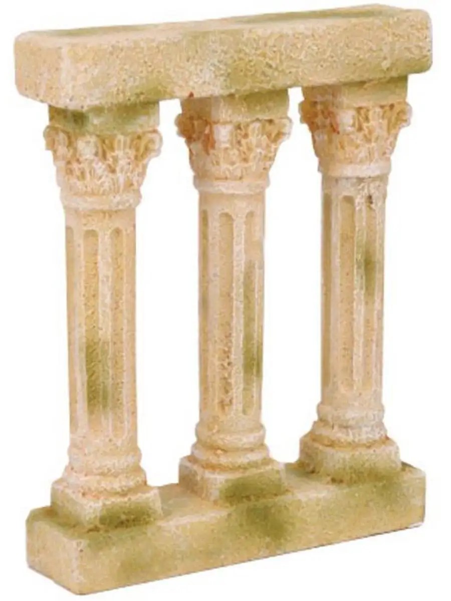 Грот для аквариума HOMEFISH Римские колонны 10х3х12,5 см