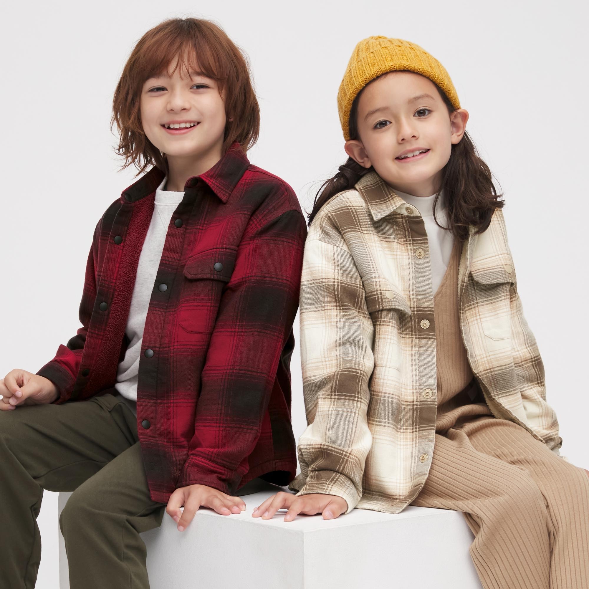 

Рубашка детская UNIQLO 451843, Красный, 7-8Y(130), 451843