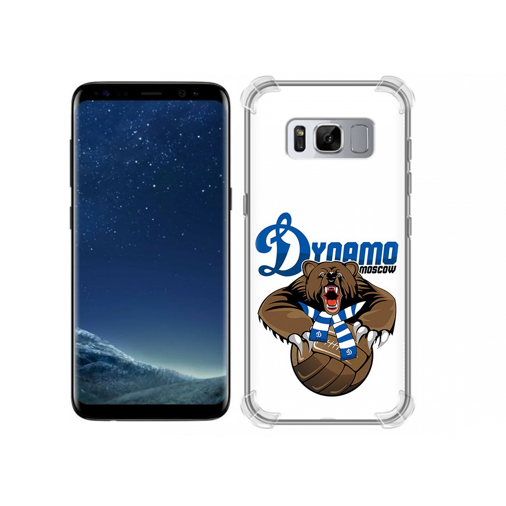 

Чехол MyPads Tocco для Samsung Galaxy S8 ФК Динамо медведь (PT62300.601.175), Прозрачный, Tocco