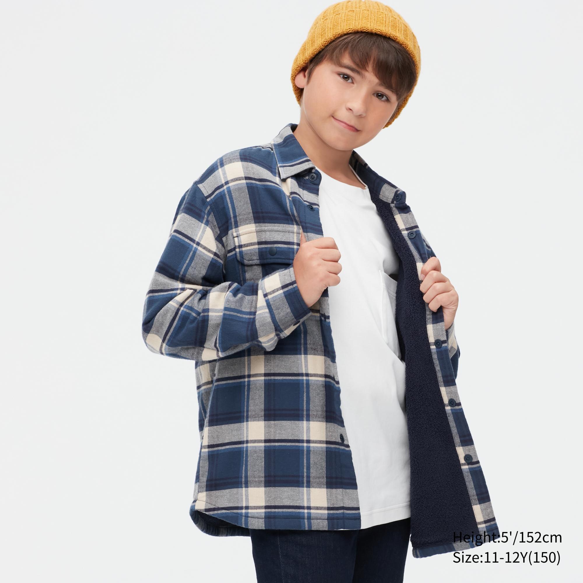 

Рубашка детская UNIQLO 451843, Синий, 5-6Y(120), 451843