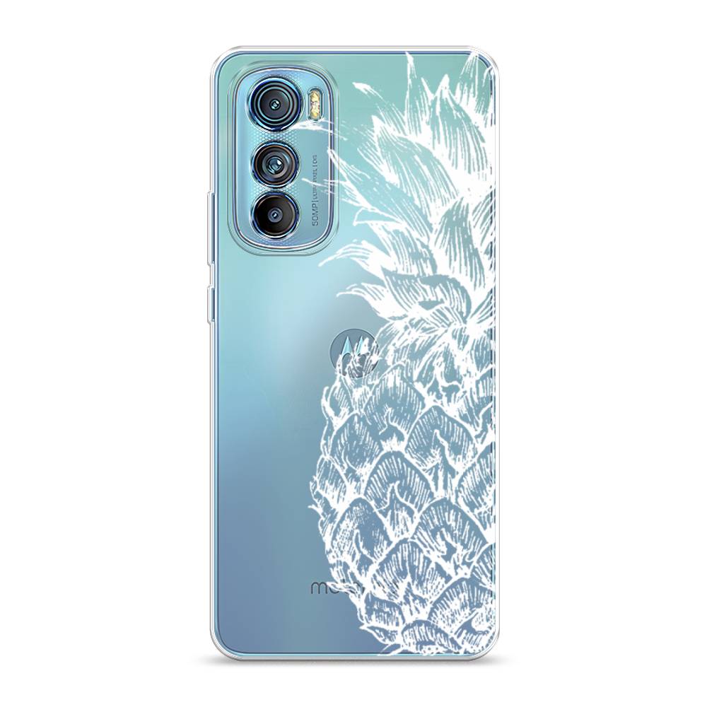 

Чехол Awog на Motorola Edge 30 "Ананас графика белая", 243250-10