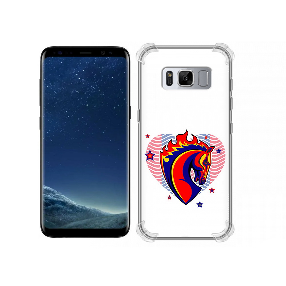 Чехол MyPads Tocco для Samsung Galaxy S8 ФК ЦСЛ Лошадь (PT62300.601.180)