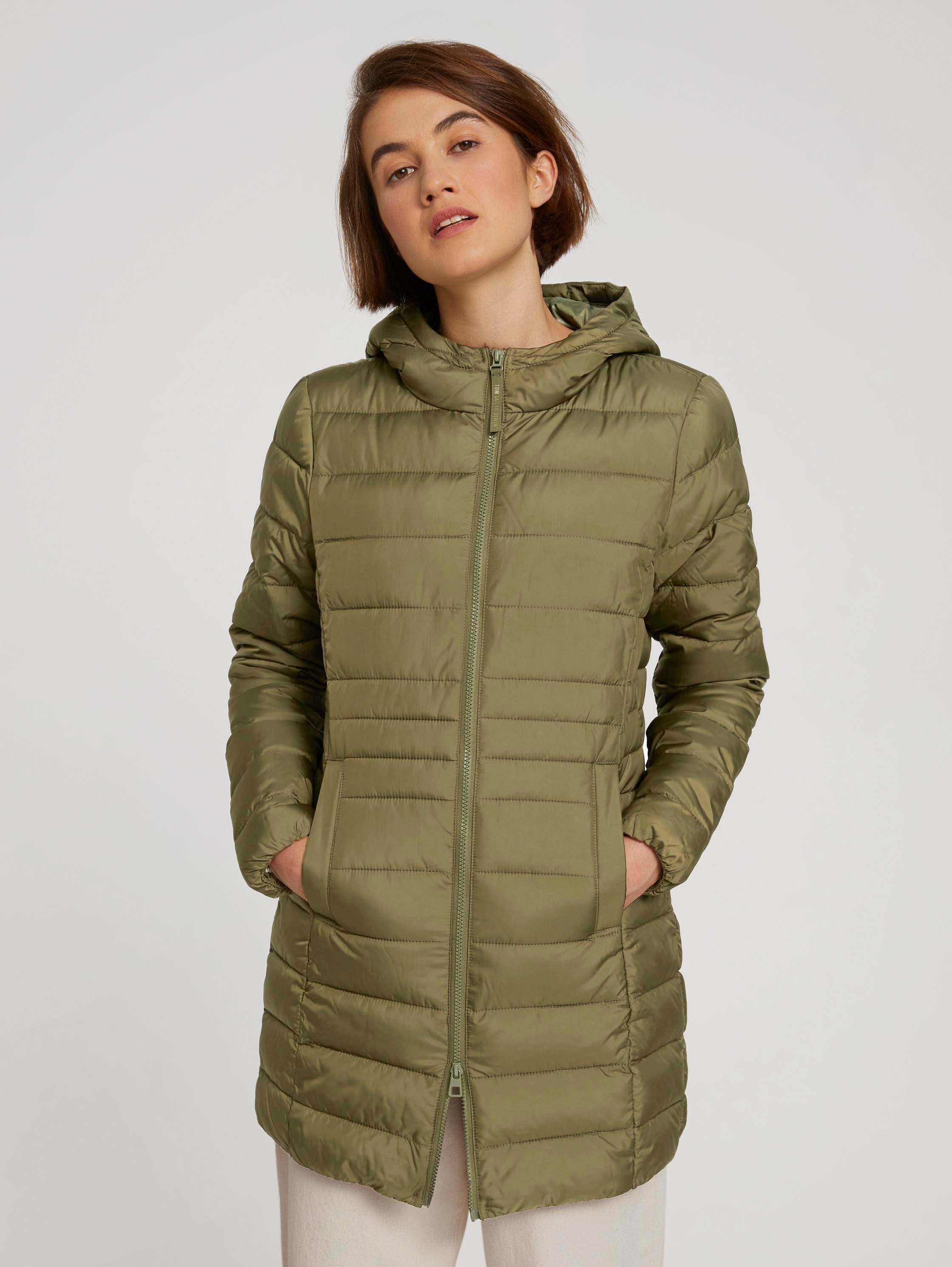фото Куртка женская tom tailor 1027040 зеленая xxl