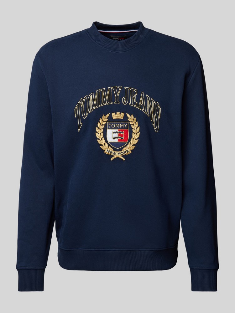 Свитшот мужской Tommy Jeans DM0DM19755 синий S 17824₽