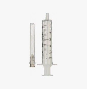

Шприц KD Medical Hospital Products 5мл 2-х комп. с иглой 0,7х40мм 100шт