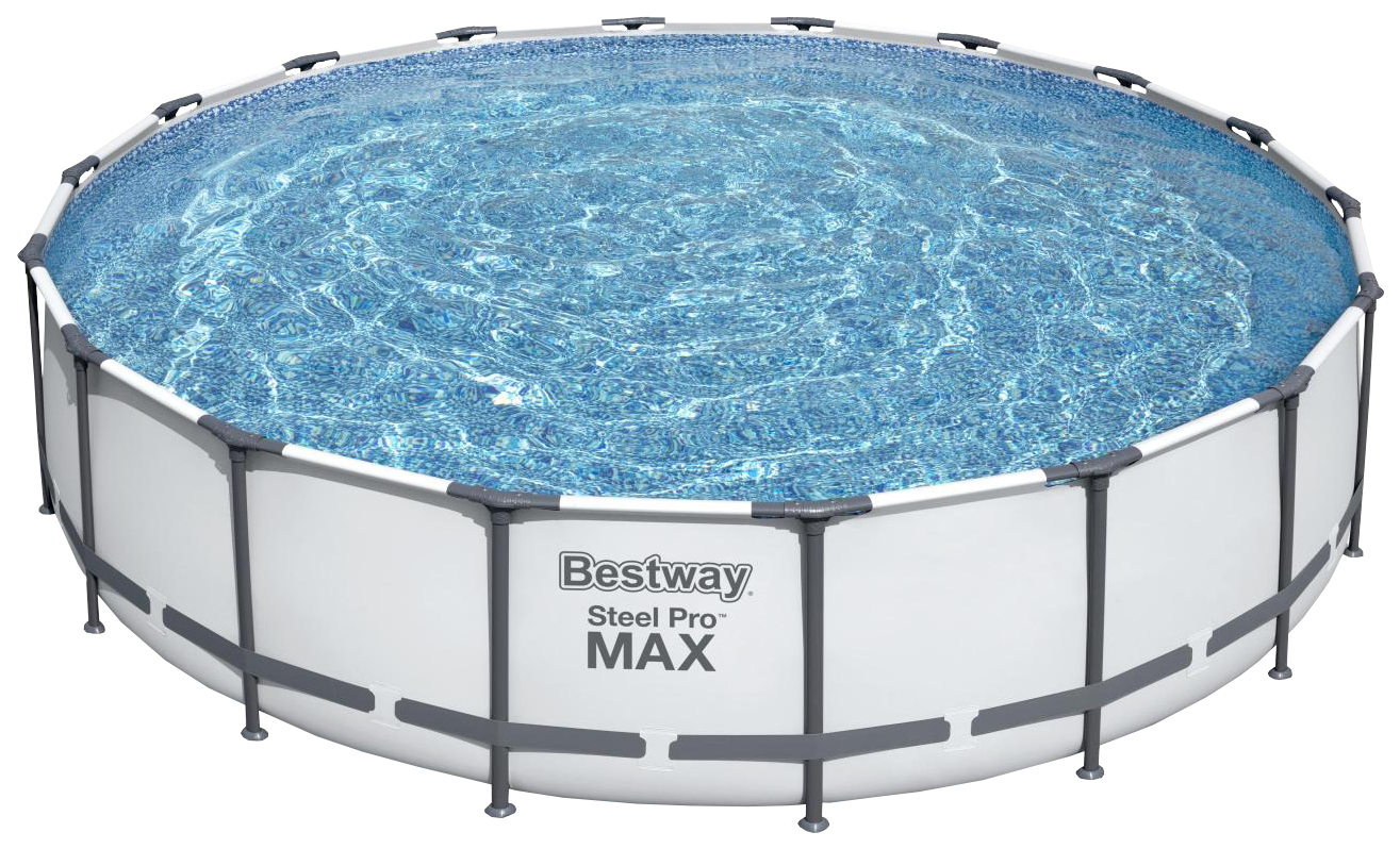 фото Каркасный бассейн bestway steel pro max 56488 457x457x107 см