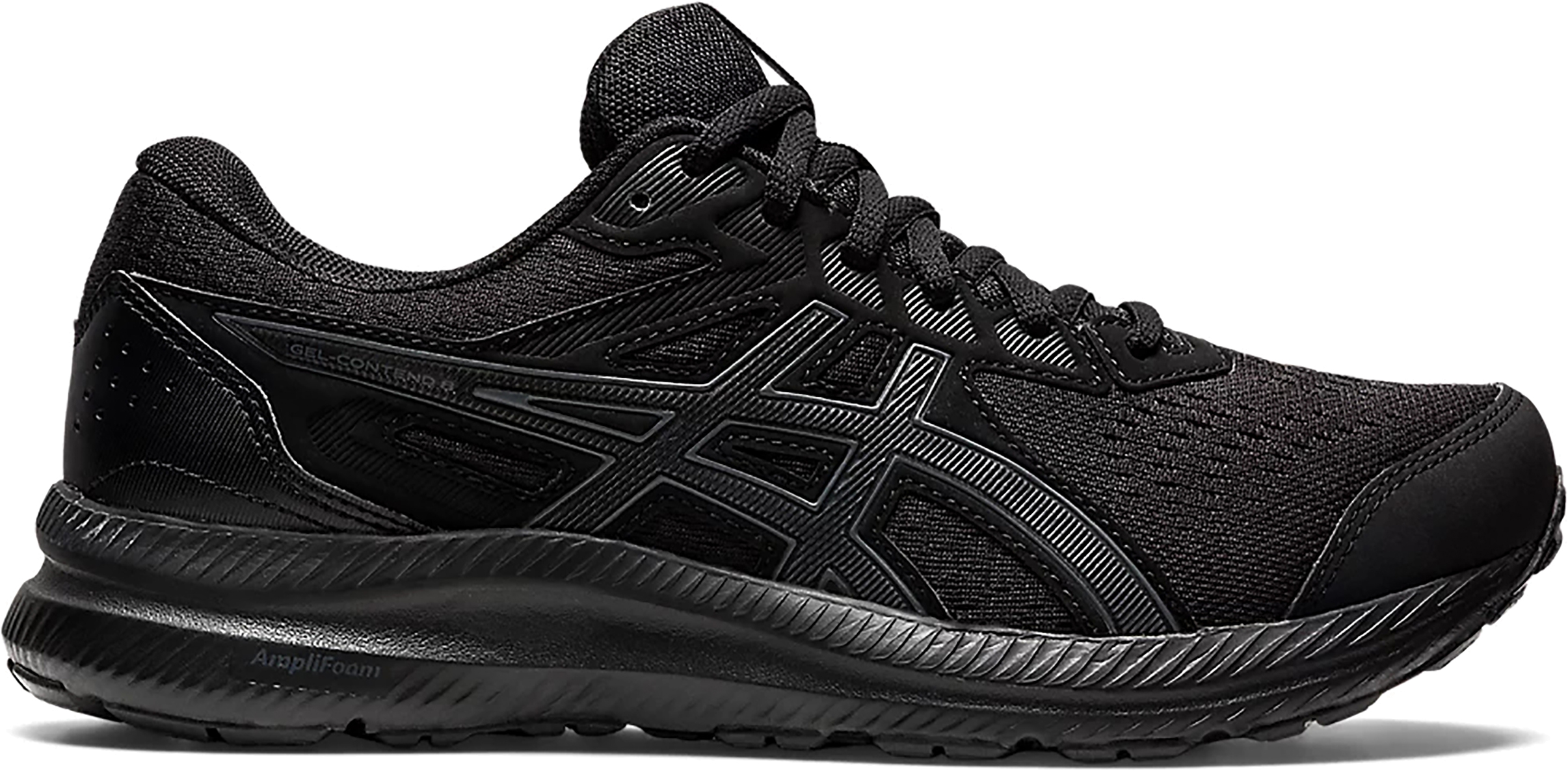 Кроссовки унисекс Asics GEL-CONTEND 8 черные 7 US