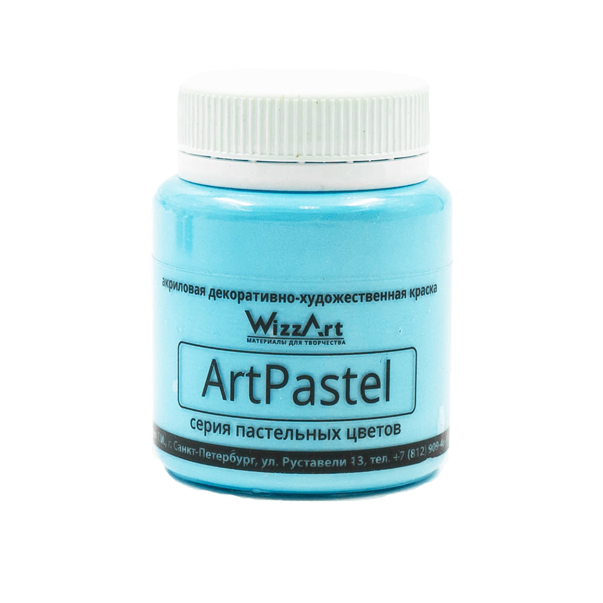 

Краска акриловая пастельная для рисования WizzArt ArtPastel 80 мл (голубой)