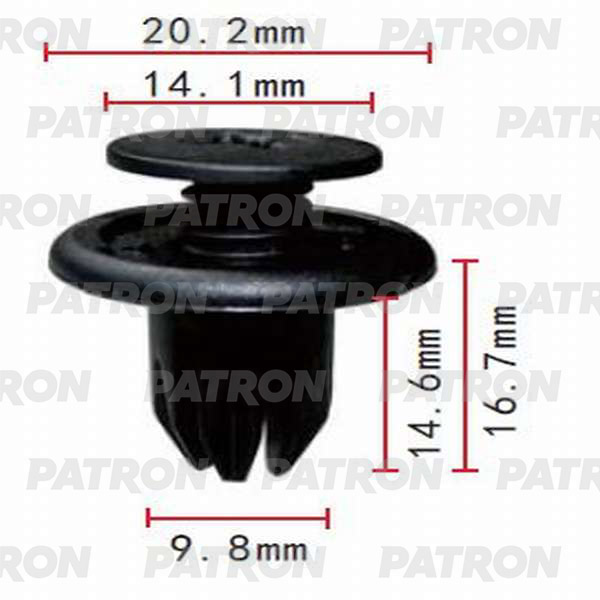

Клипса Автомобильная PATRON P370132