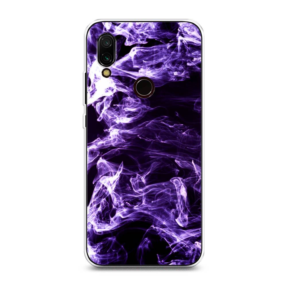 

Чехол на Xiaomi Redmi 7 "Фиолетовый дым", Фиолетовый;белый;черный, 35050-3