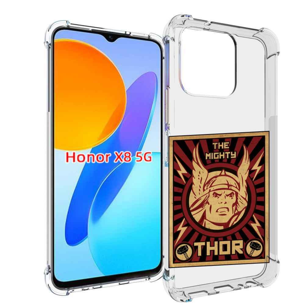 

Чехол MyPads тор лицо для Honor X8 5G, Прозрачный, Tocco