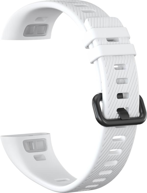 

Ремешок силиконовый GSMIN Silicone 3 для фитнес браслета Honor Band 4 (Белый)