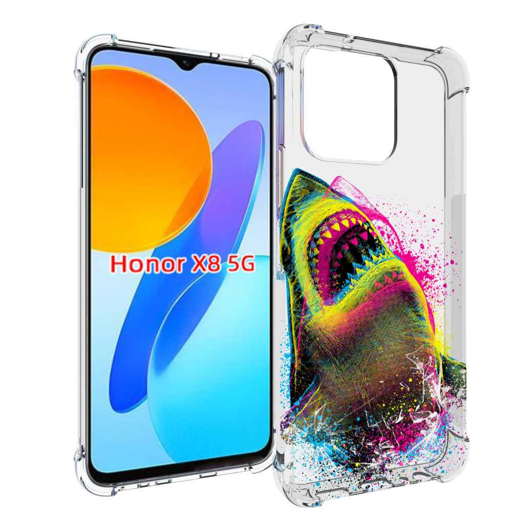 

Чехол MyPads челюсти-2 для Honor X8 5G, Прозрачный, Tocco
