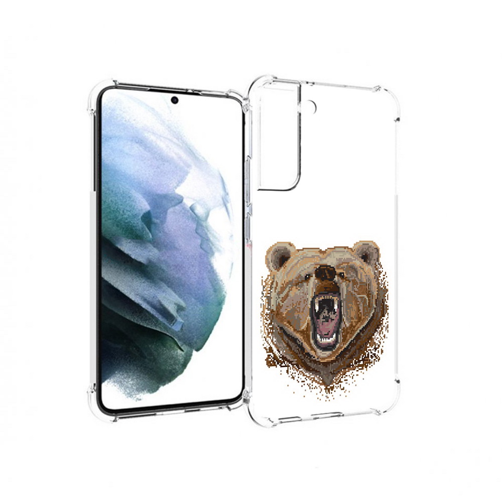 

Чехол MyPads Tocco для Samsung Galaxy S22 Plus пиксельный медведь (PT226933.535.539), Прозрачный, Tocco