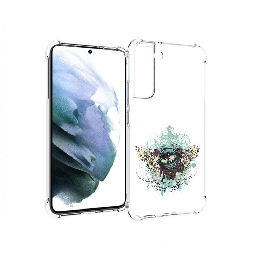Чехол MyPads Tocco для Samsung Galaxy S22 Plus плачущий глаз с крыльями (PT226933.535.544)