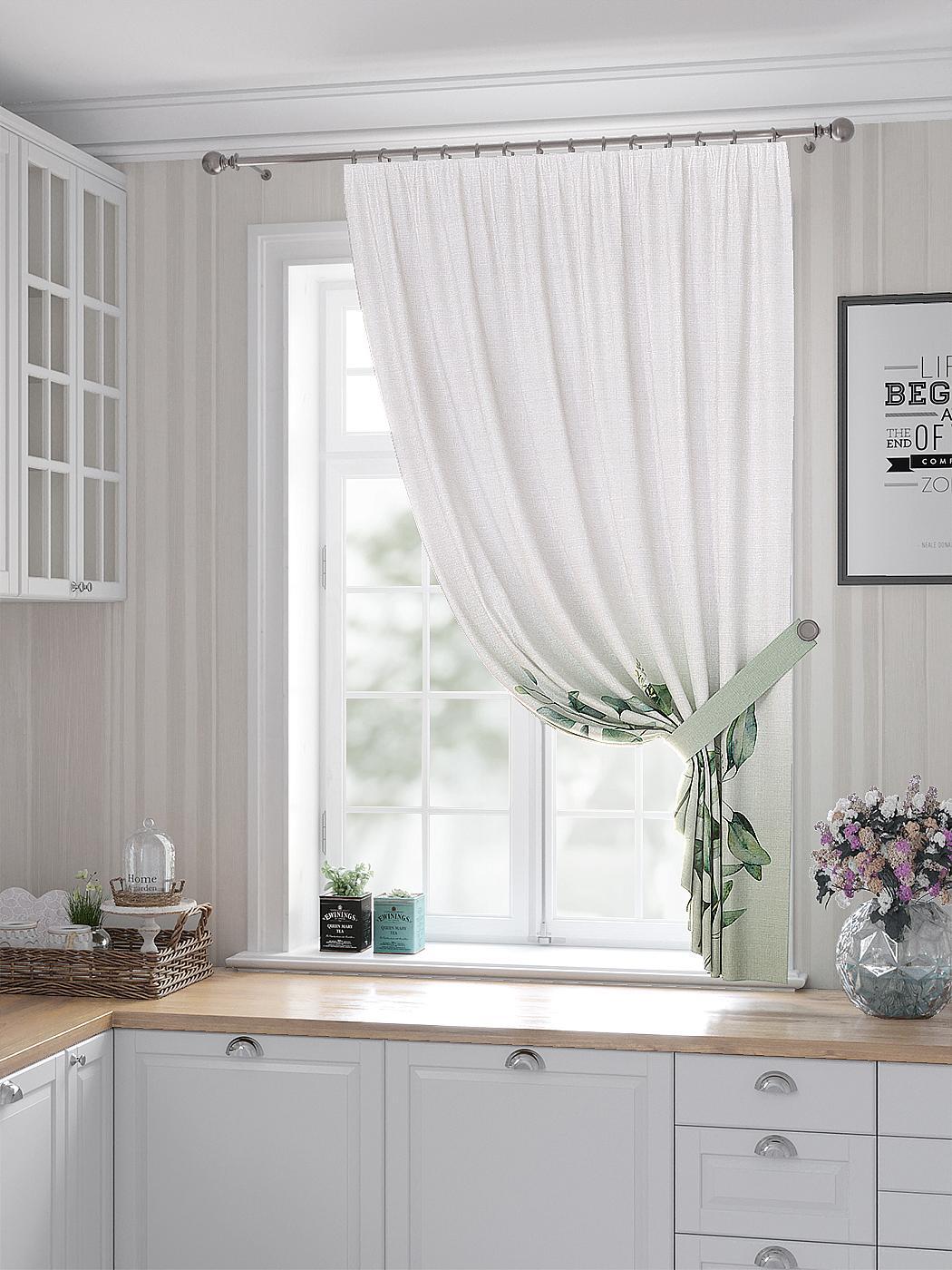 

Комплекты штор AT HOME Рекивенс высота 180 см, ширина 150 см, Белый, 530307