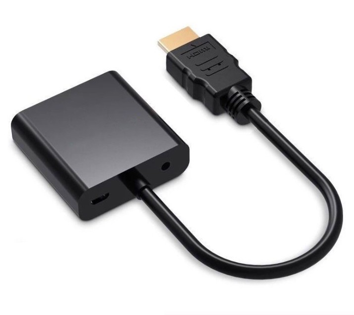 

Переходник WX-HV001 HDMI VGA AUX Питание, Black