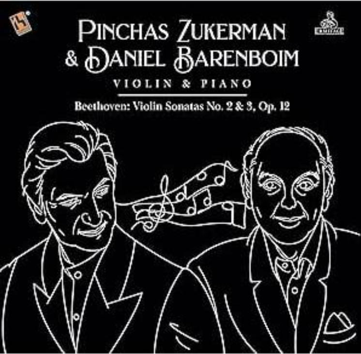 Pinchas Zukerman & Daniel Barenboim Beethoven: Violin Sonatas No. 2 & 3, Op. 12 (LP)