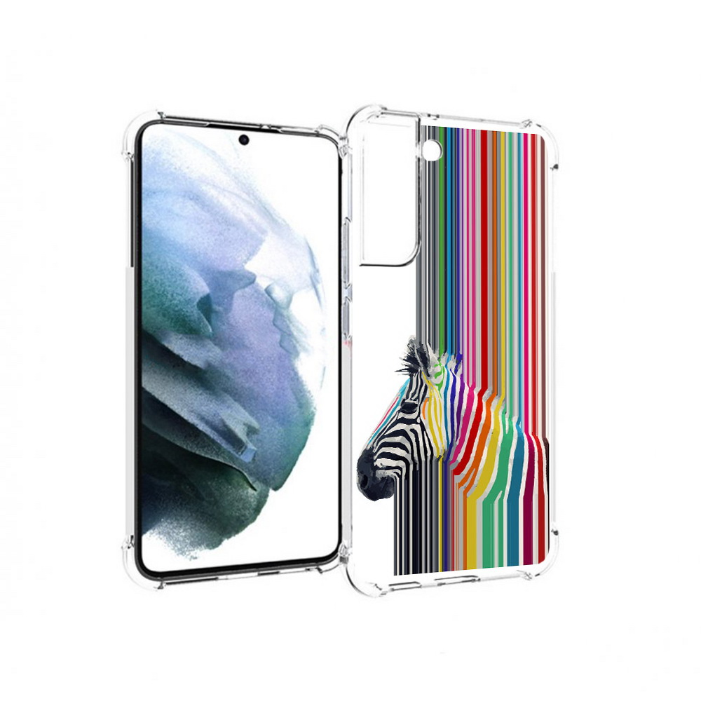 

Чехол MyPads Tocco для Samsung Galaxy S22 Plus радужная зебра (PT226933.535.565), Прозрачный, Tocco