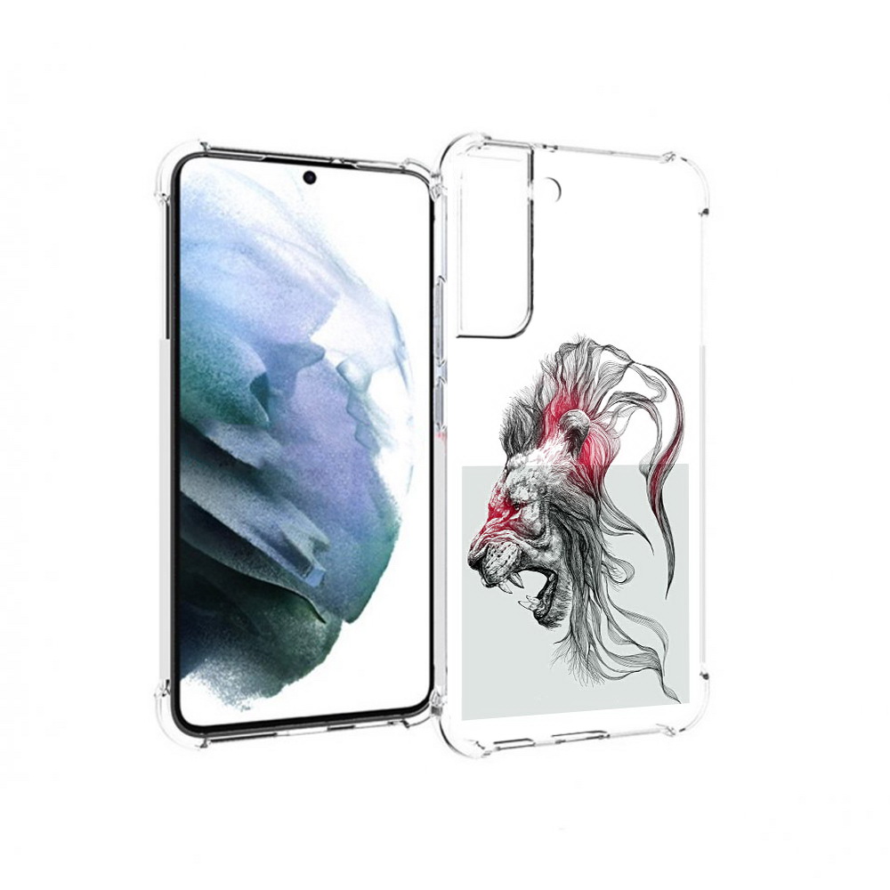 Чехол MyPads Tocco для Samsung Galaxy S22 Plus разъяренный лев (PT226933.535.576)