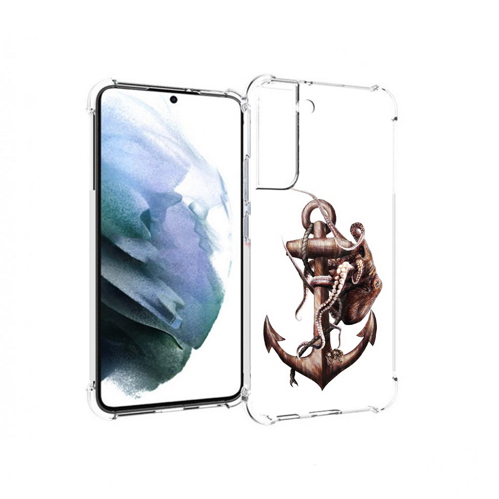 

Чехол MyPads Tocco для Samsung Galaxy S22 Plus ржавый якорь (PT226933.535.579), Прозрачный, Tocco