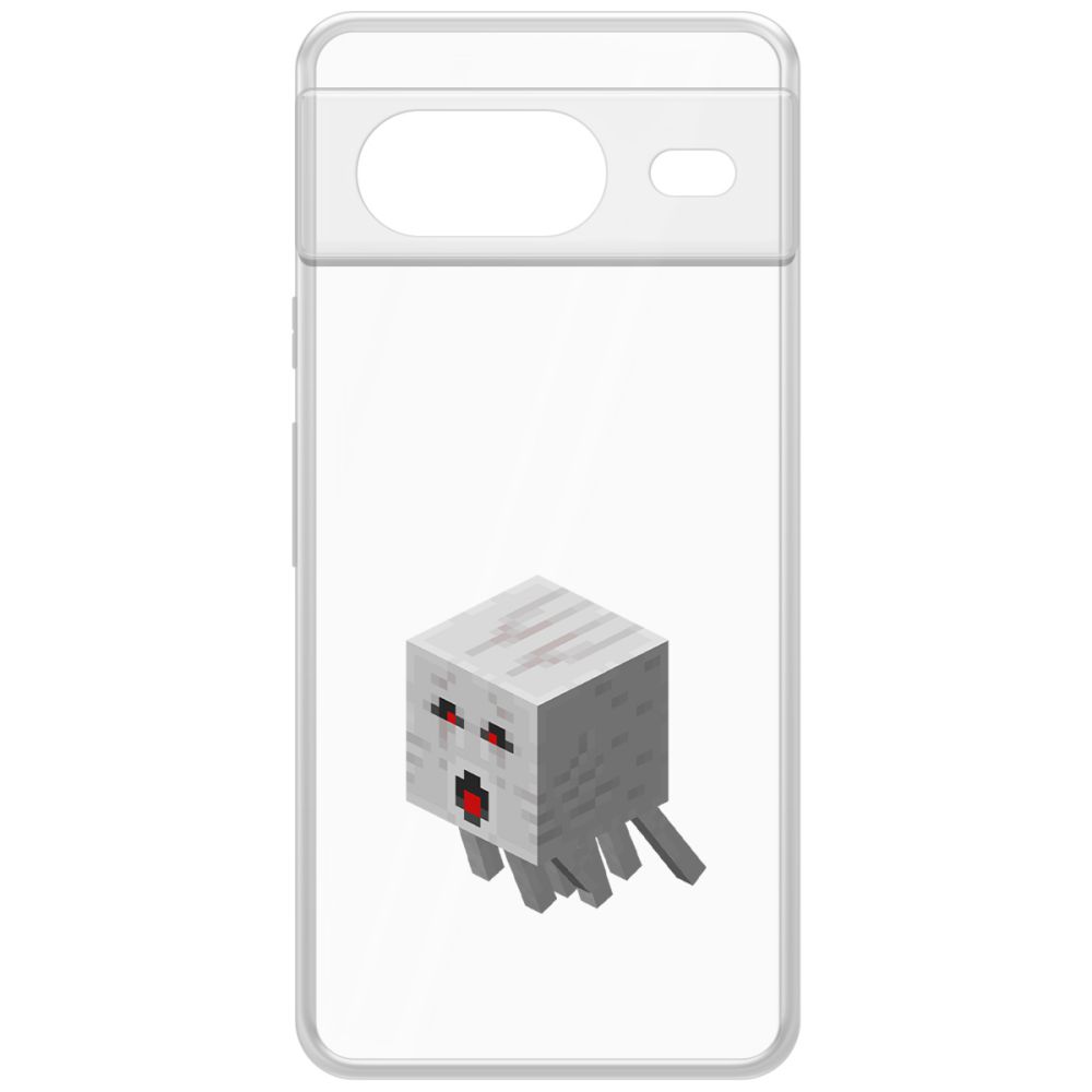 

Чехол-накладка Krutoff Clear Case Minecraft-Гаст для GOOGLE Pixel 8, Прозрачный