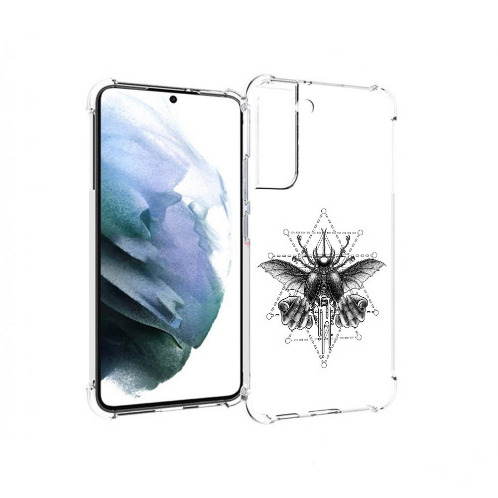 

Чехол MyPads Tocco для Samsung Galaxy S22 Plus скарабей (PT226933.535.601), Прозрачный, Tocco