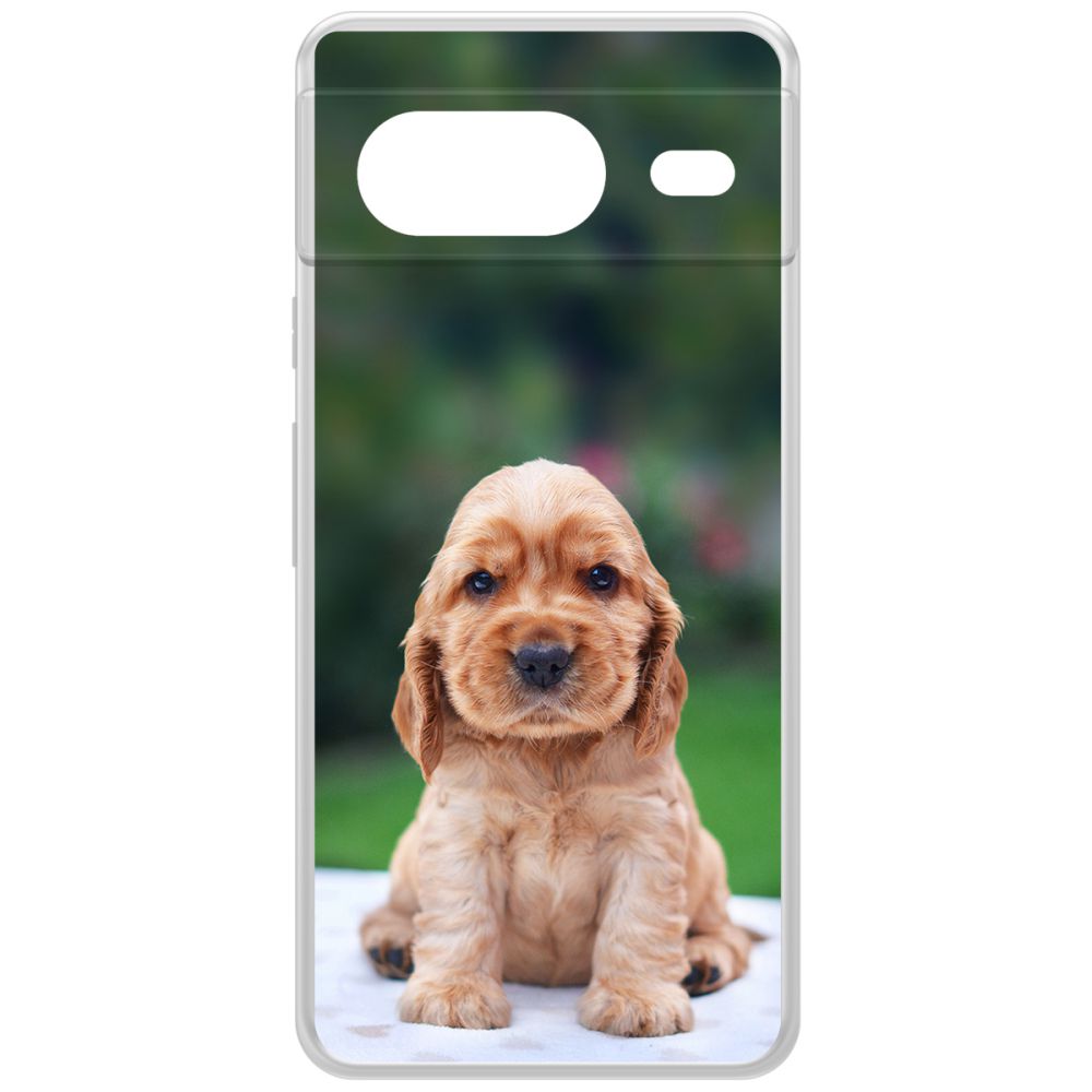 

Чехол-накладка Krutoff Clear Case Щенок кокер-спаниеля для GOOGLE Pixel 8, Прозрачный