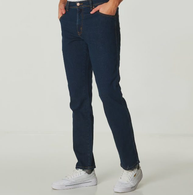 

Джинсы мужские Wrangler Texas Slim 112126497 синие 36/32, Синий, Texas Slim