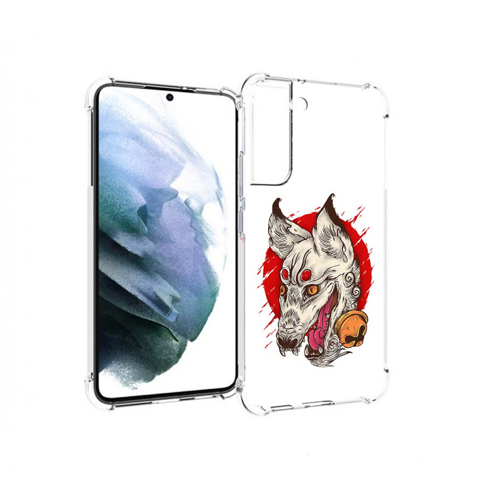 

Чехол MyPads Tocco для Samsung Galaxy S22 Plus страшная собака (PT226933.535.627), Прозрачный, Tocco